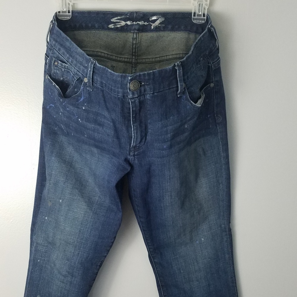 Long painted jeans